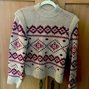 LOFT Size S ski sweater